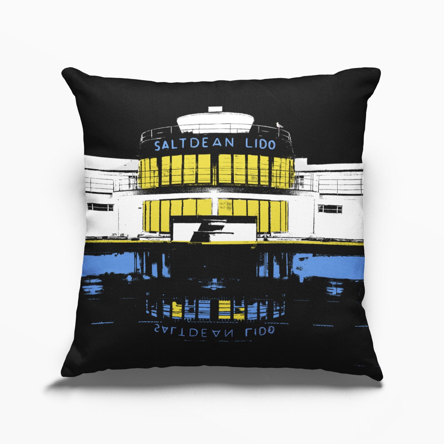 Saltdean Lido Cushion Black