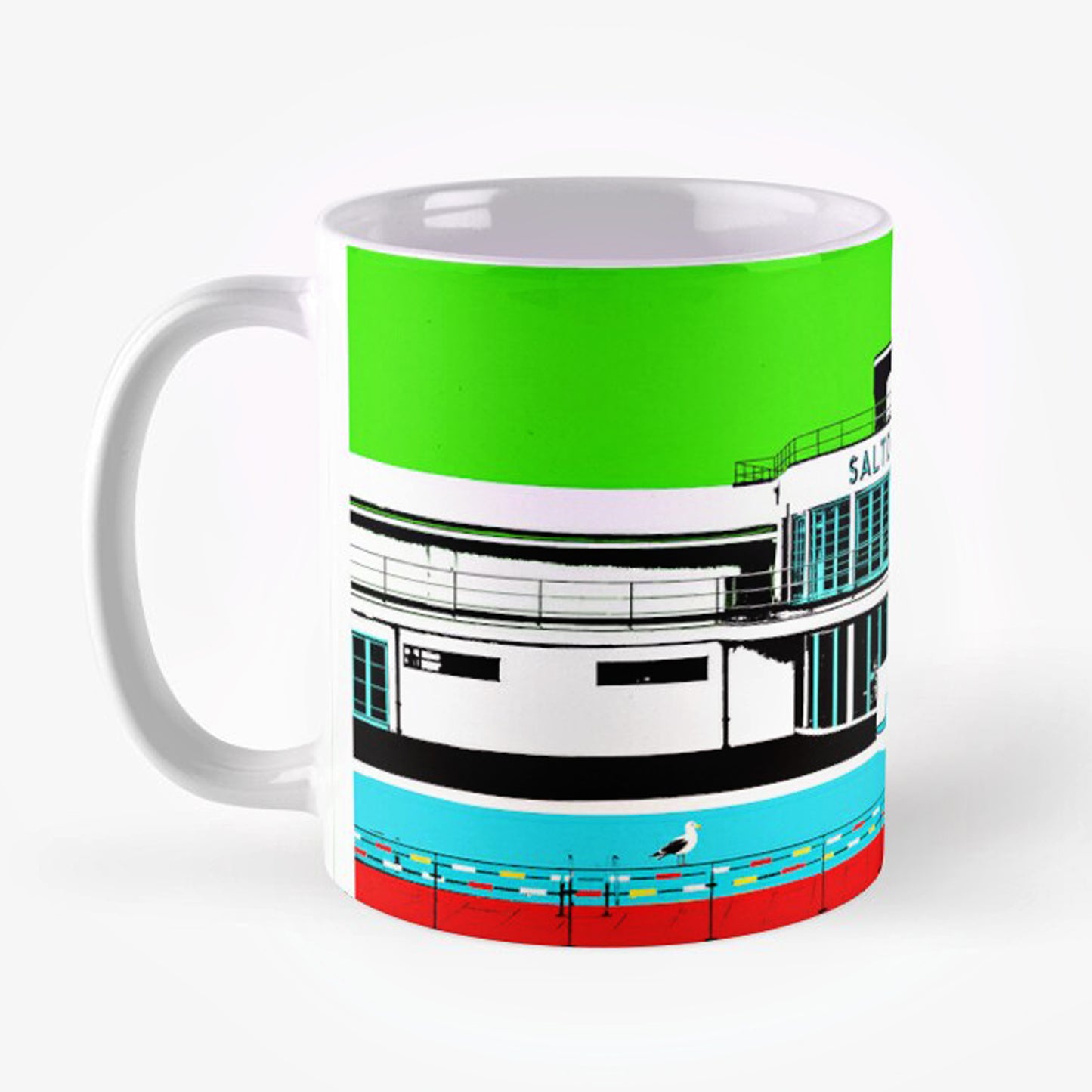 Saltdean Lido Mugs - Green