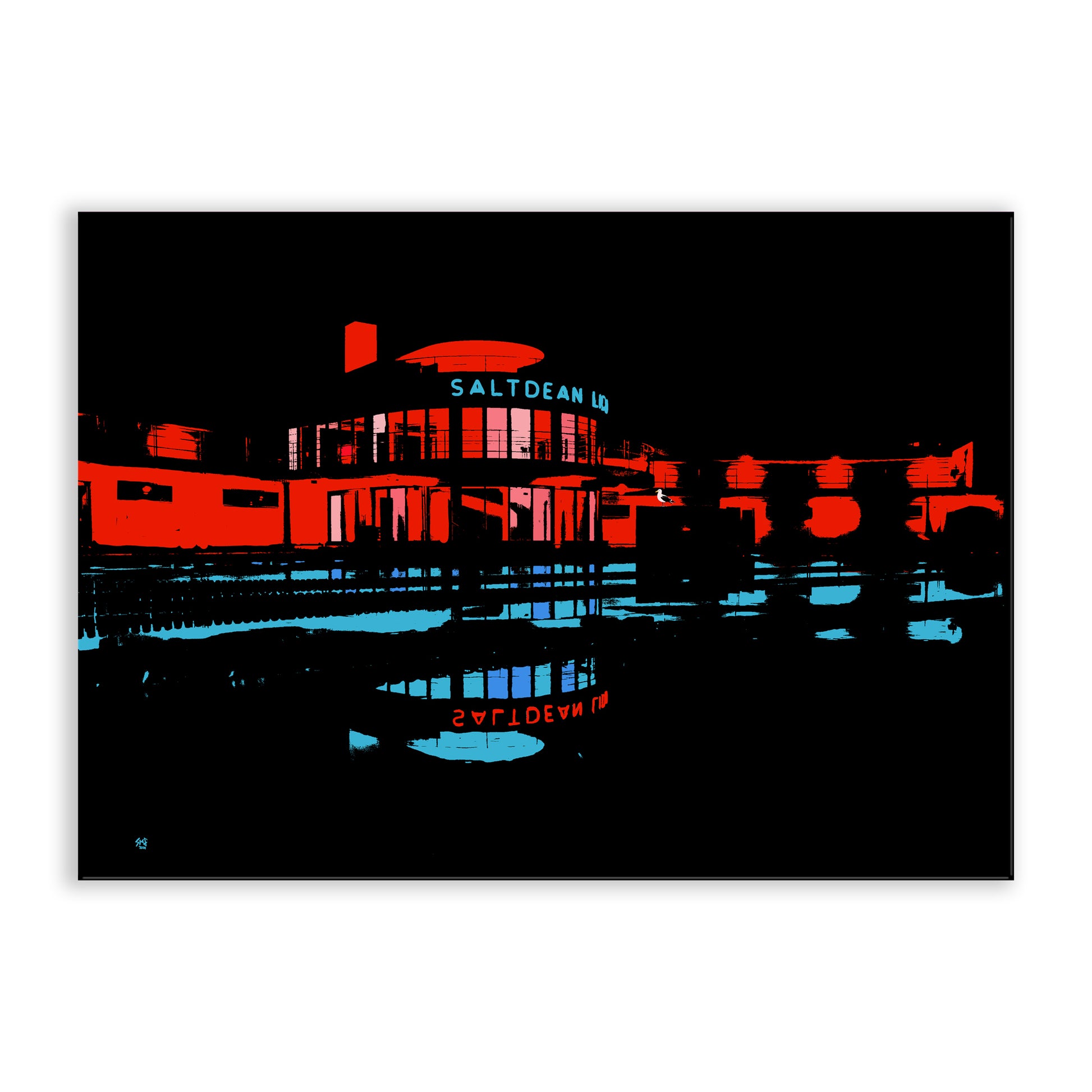 Saltdean Lido Chopping Board -Night 1