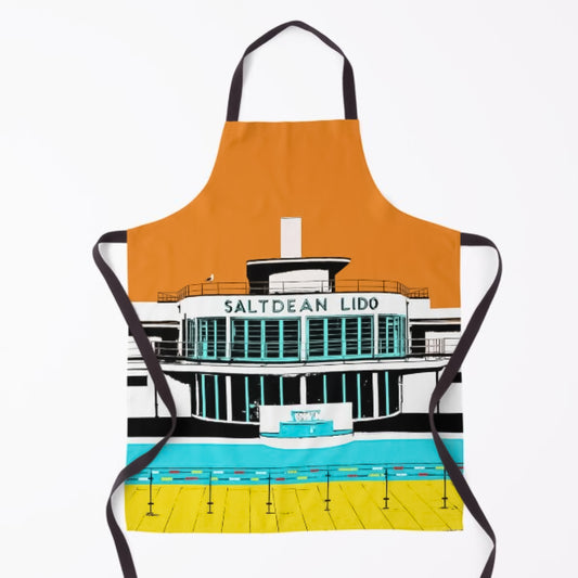 Saltdean Lido Apron - Orange