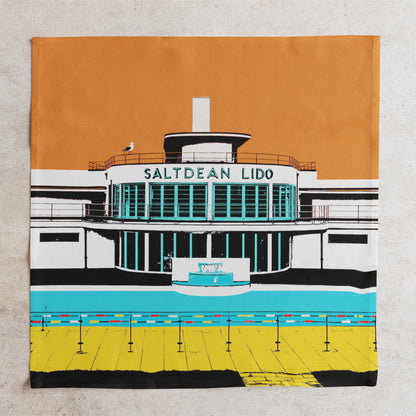 Saltdean Lido Napkin - by Billy Brighton Stef Kerswell