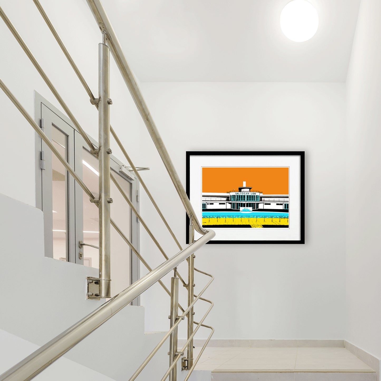 Saltdean Lido Print - Orange