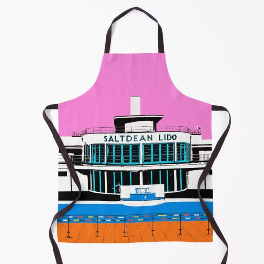 Saltdean Lido Apron - Pink