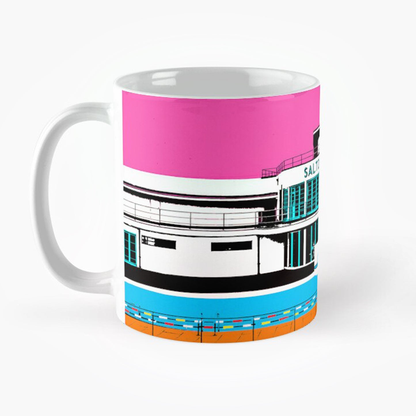 Saltdean Lido Mugs - Pink