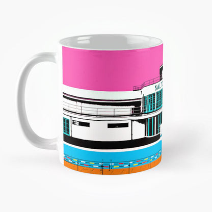 Saltdean Lido Mugs - Pink