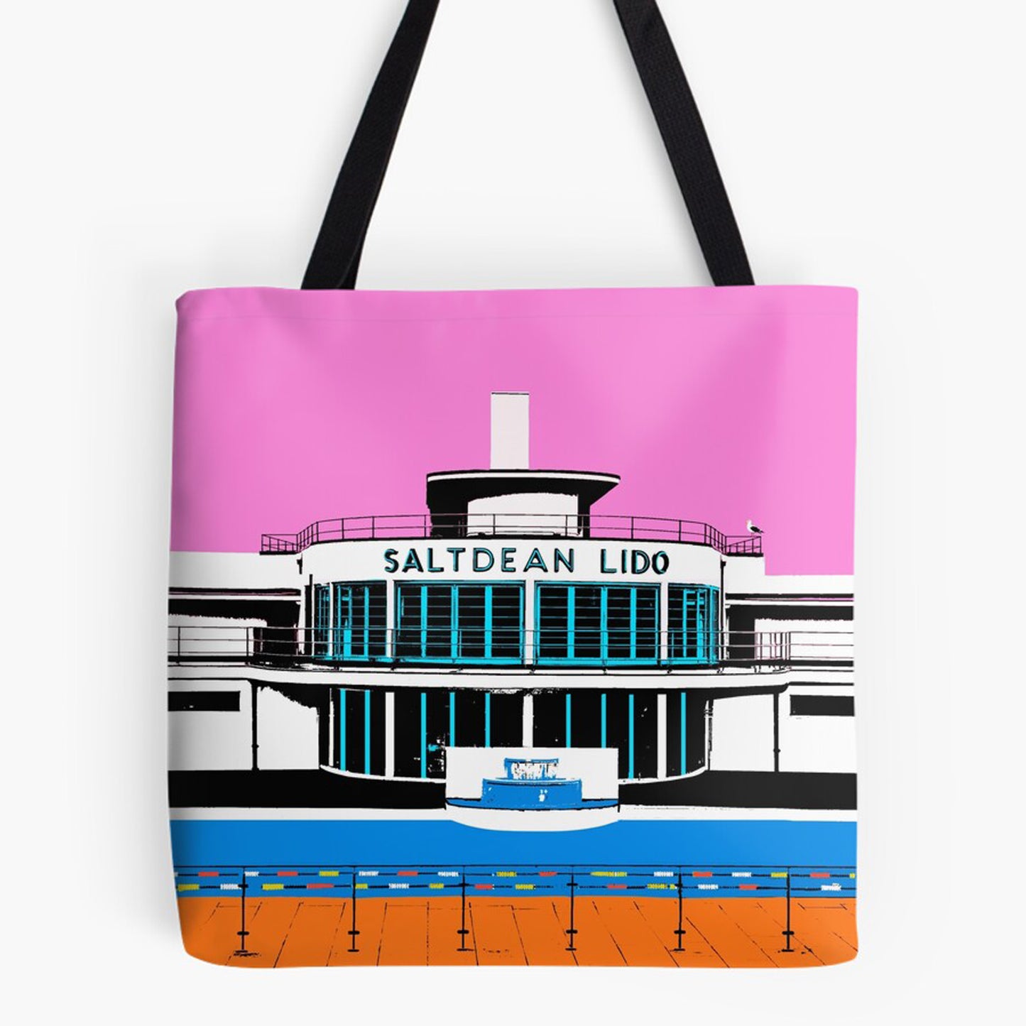 Saltdean Lido Bag - Pink