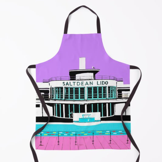 Saltdean Lido Apron - Purple