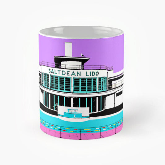 Saltdean Lido Mugs - Purple