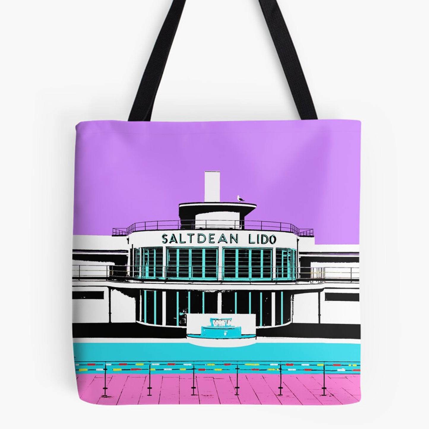 Saltdean Lido Bag - Purple