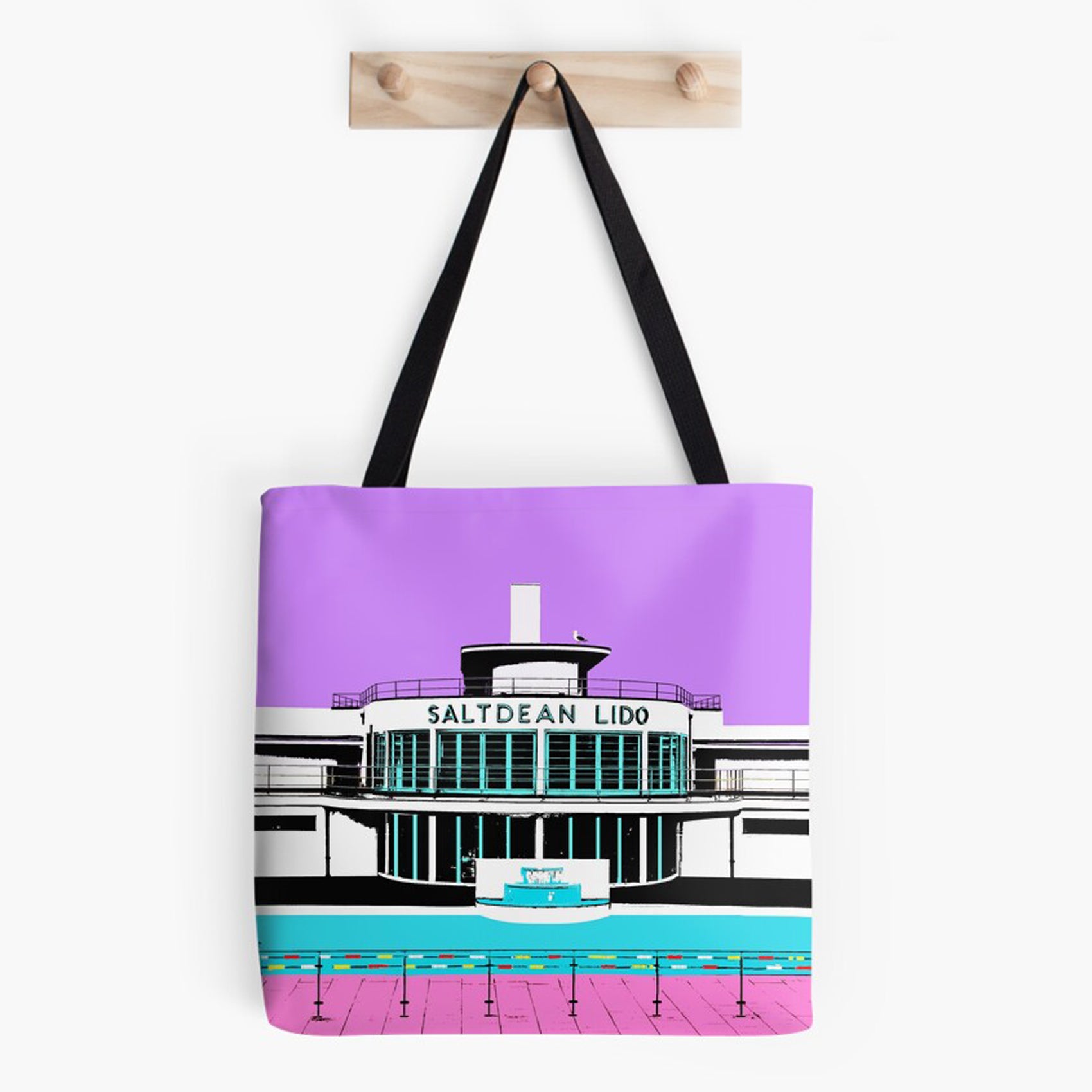 Saltdean Lido Bag - Purple