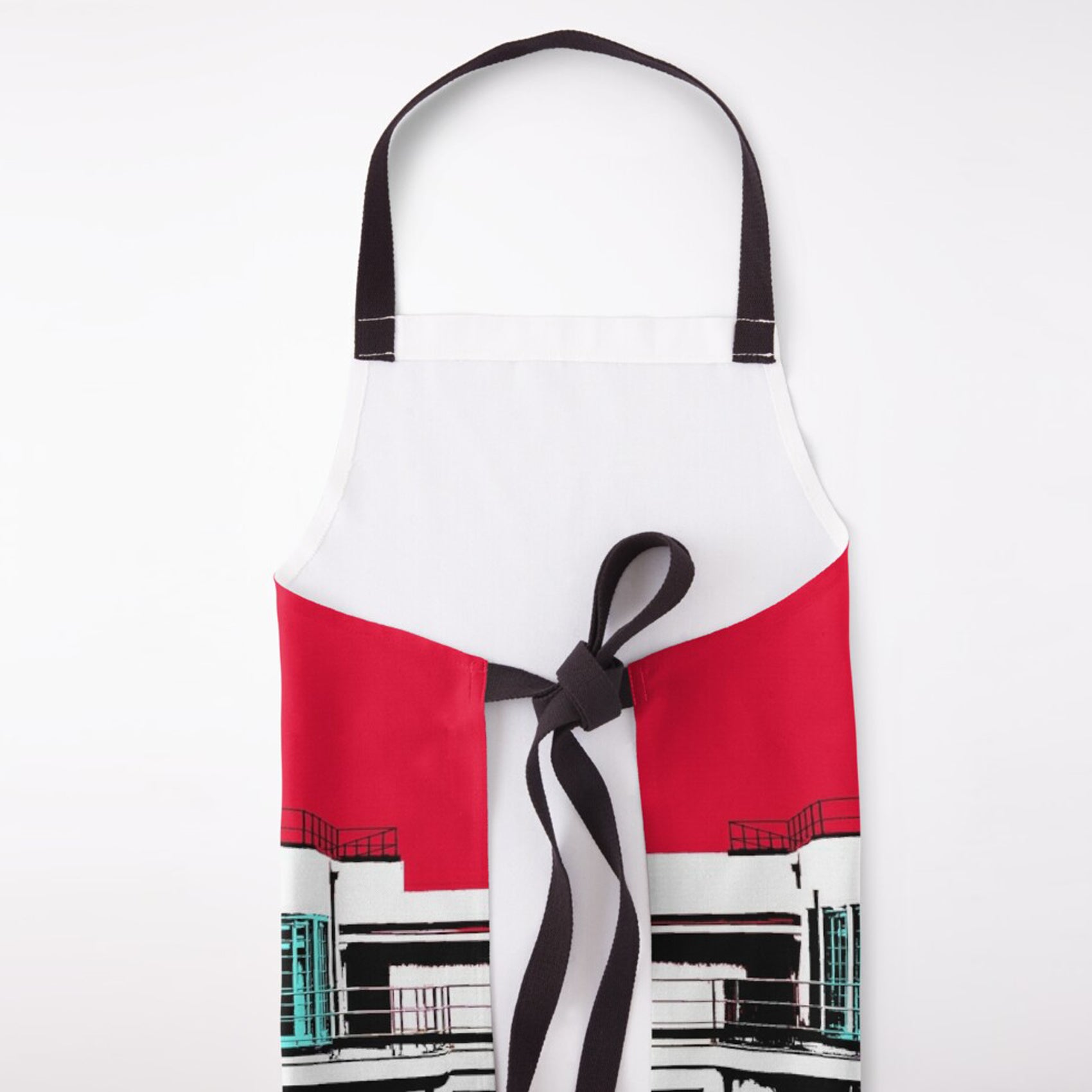 Saltdean Lido Apron - Red