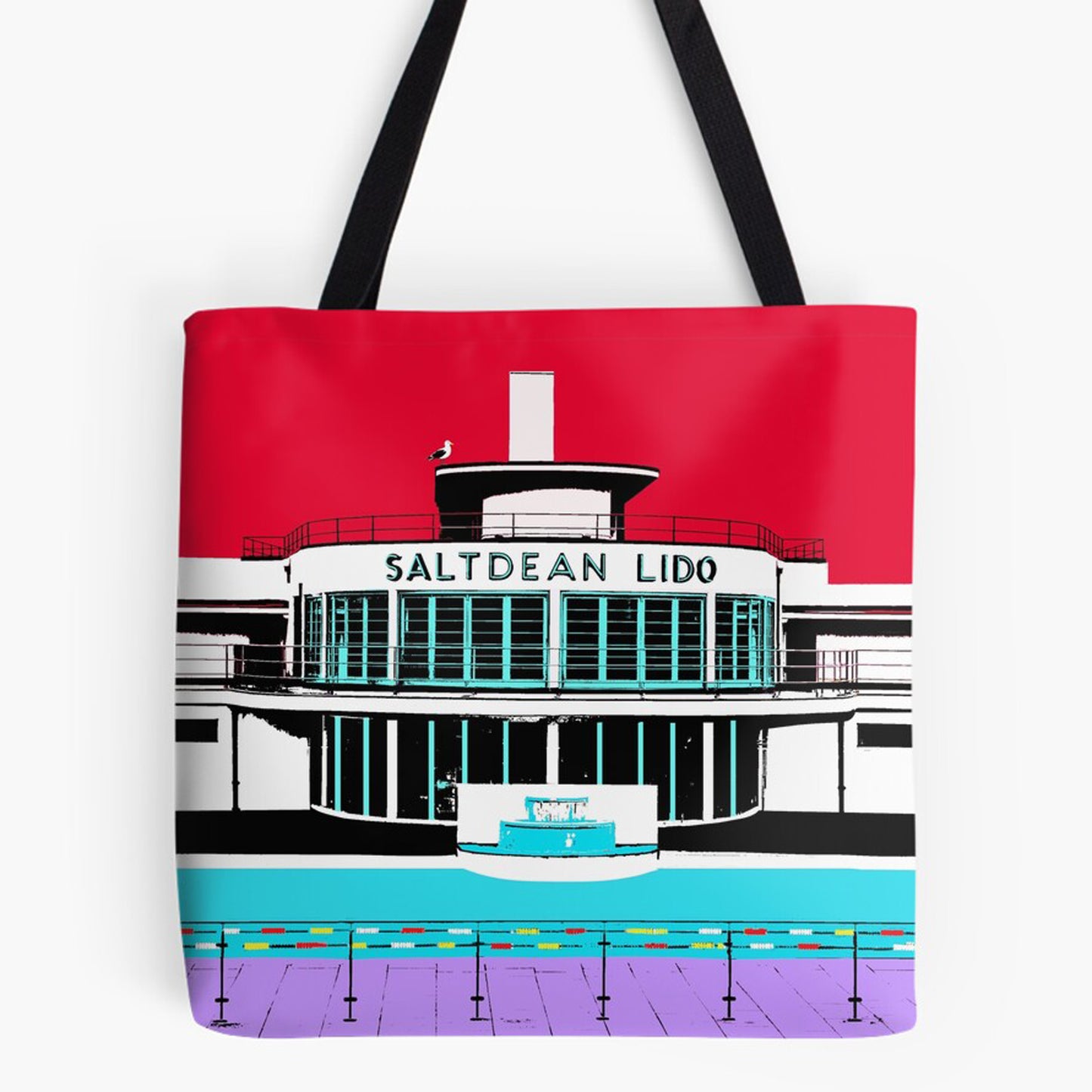 Saltdean Lido Bag - Red