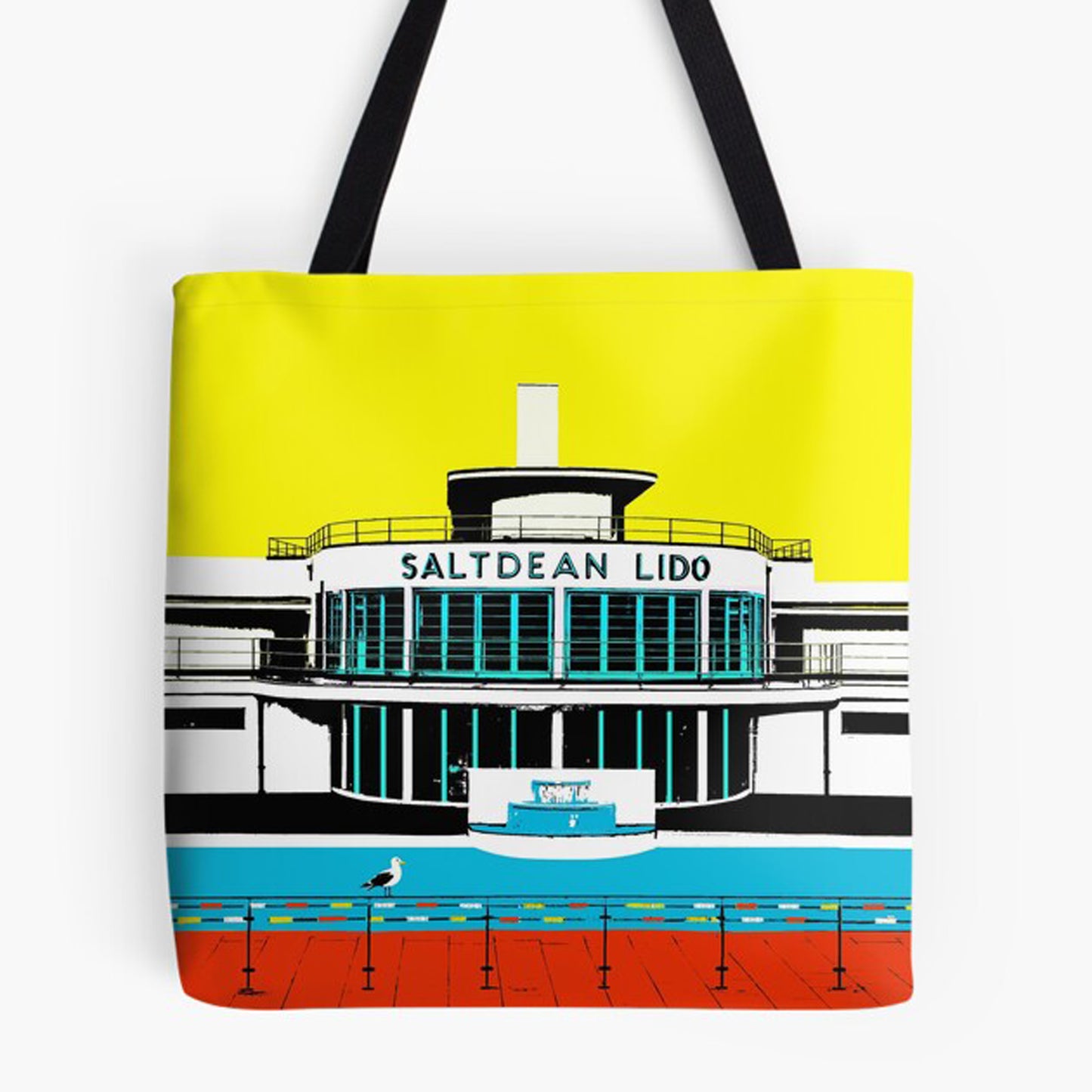 Saltdean Lido Bag - Yellow