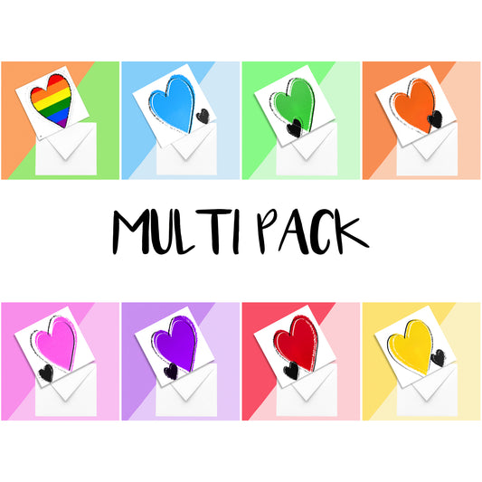 NEW - Multi Pack of 8