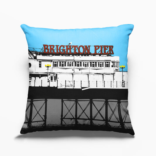 Palace Pier Cushion - Blue