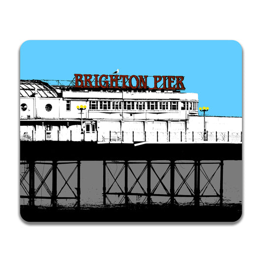 Palace Pier Placemat - Blue