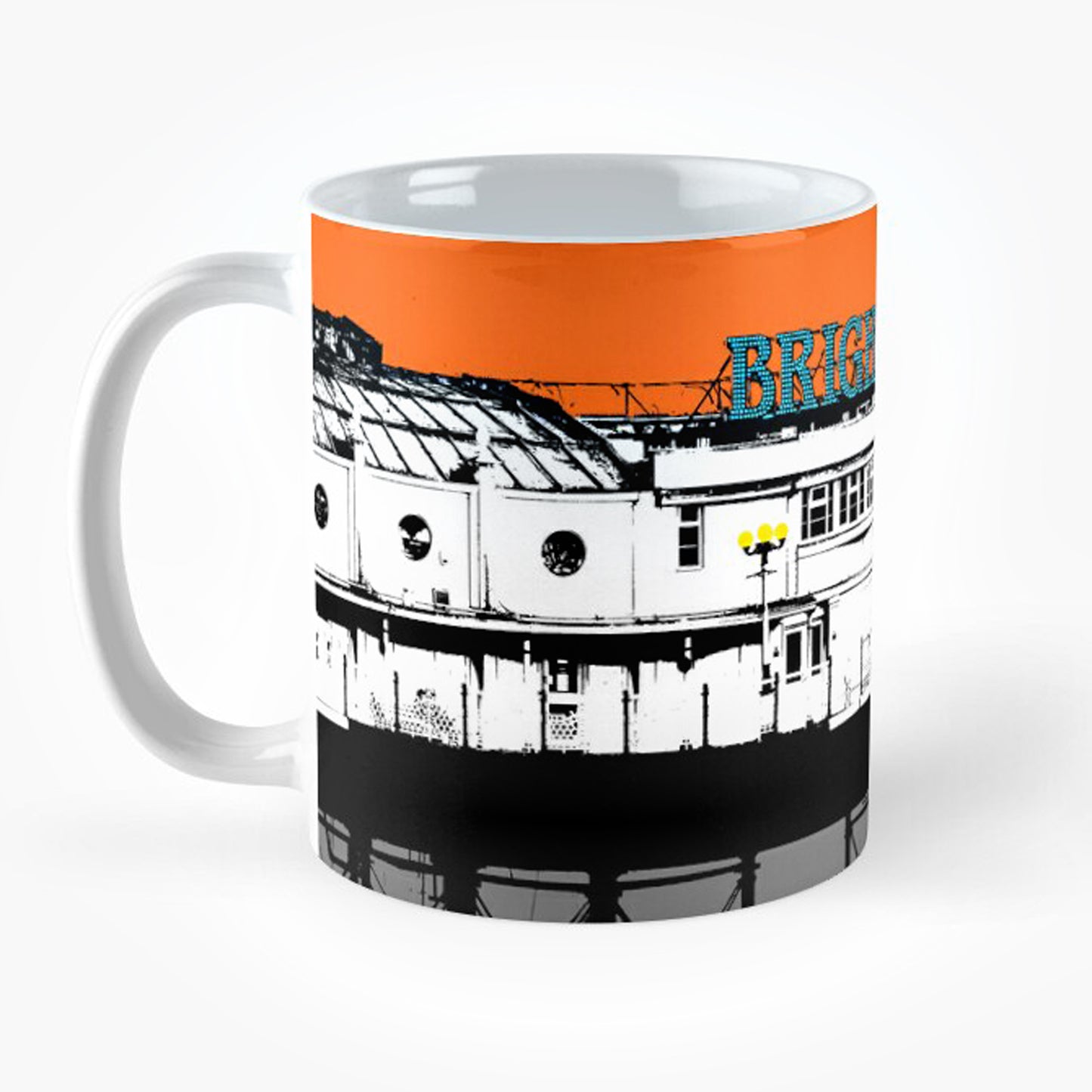 Palace Pier Mugs - Orange