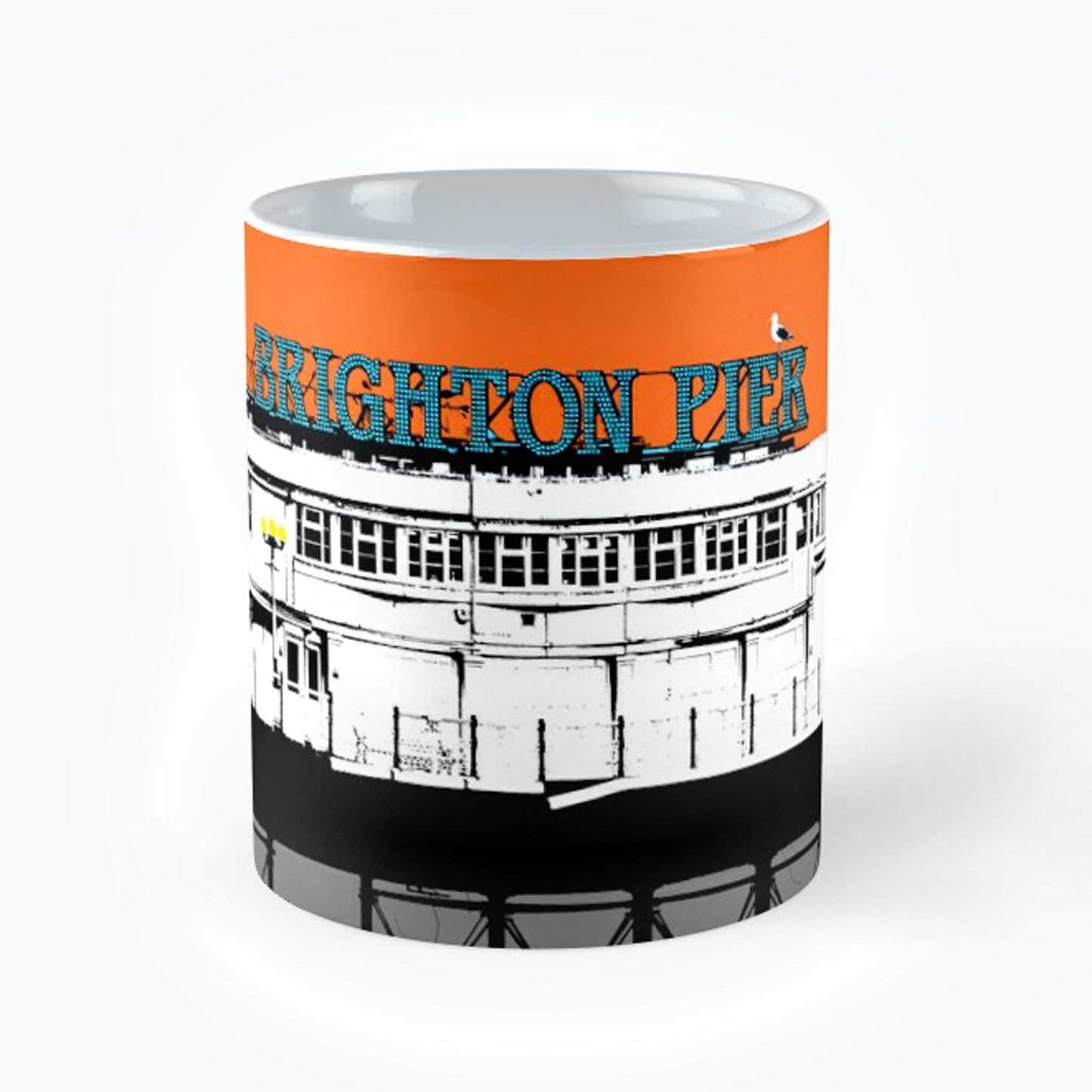 Palace Pier Mugs - Orange