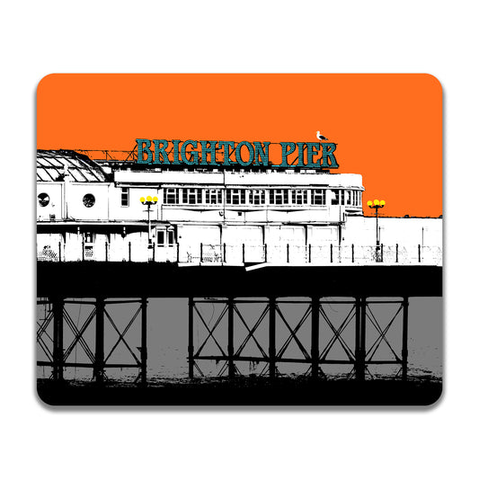 Palace Pier Placemat - Orange