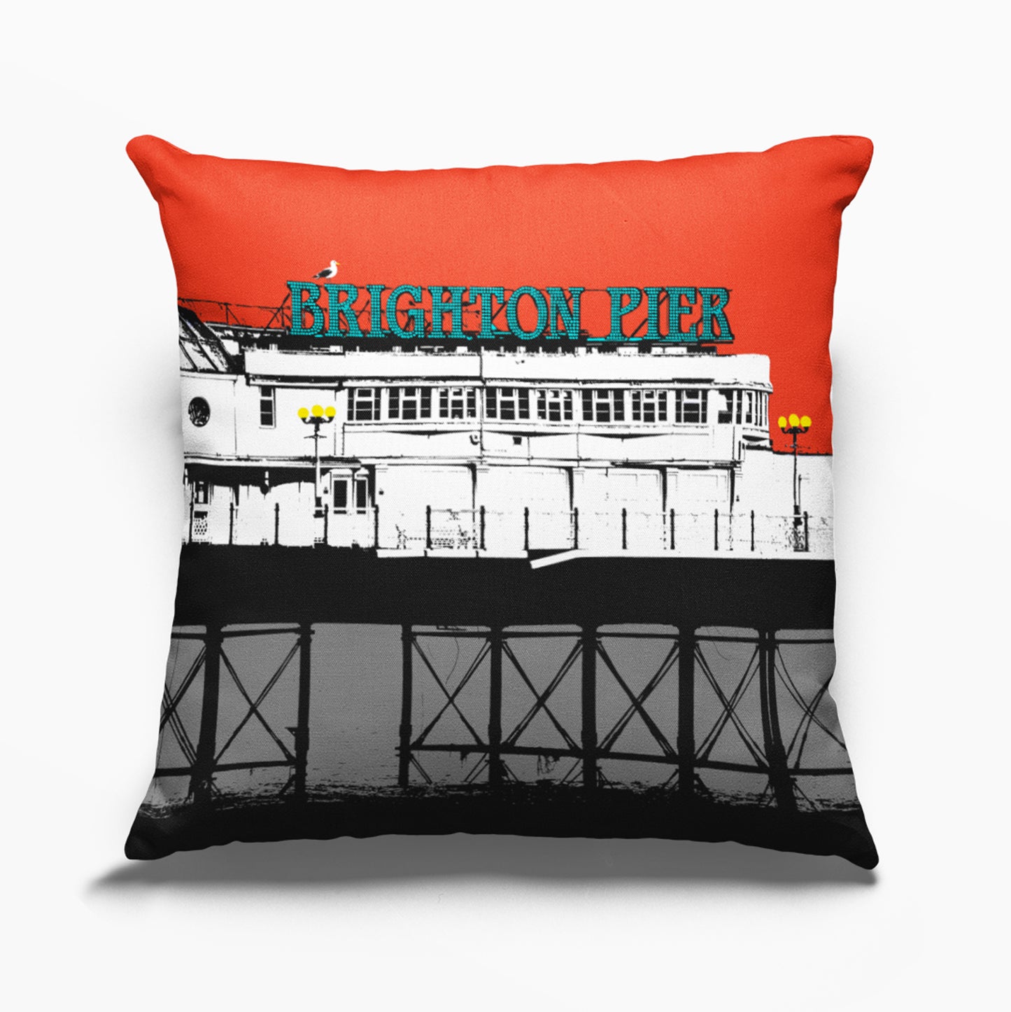 Palace Pier Cushion - Red