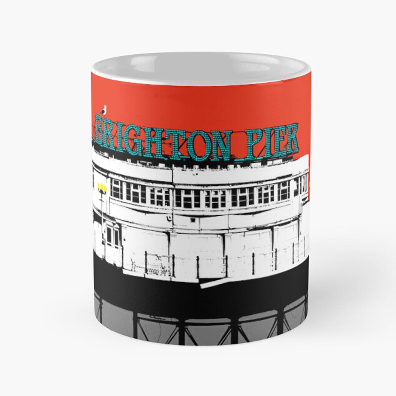 Palace Pier Mugs - Red