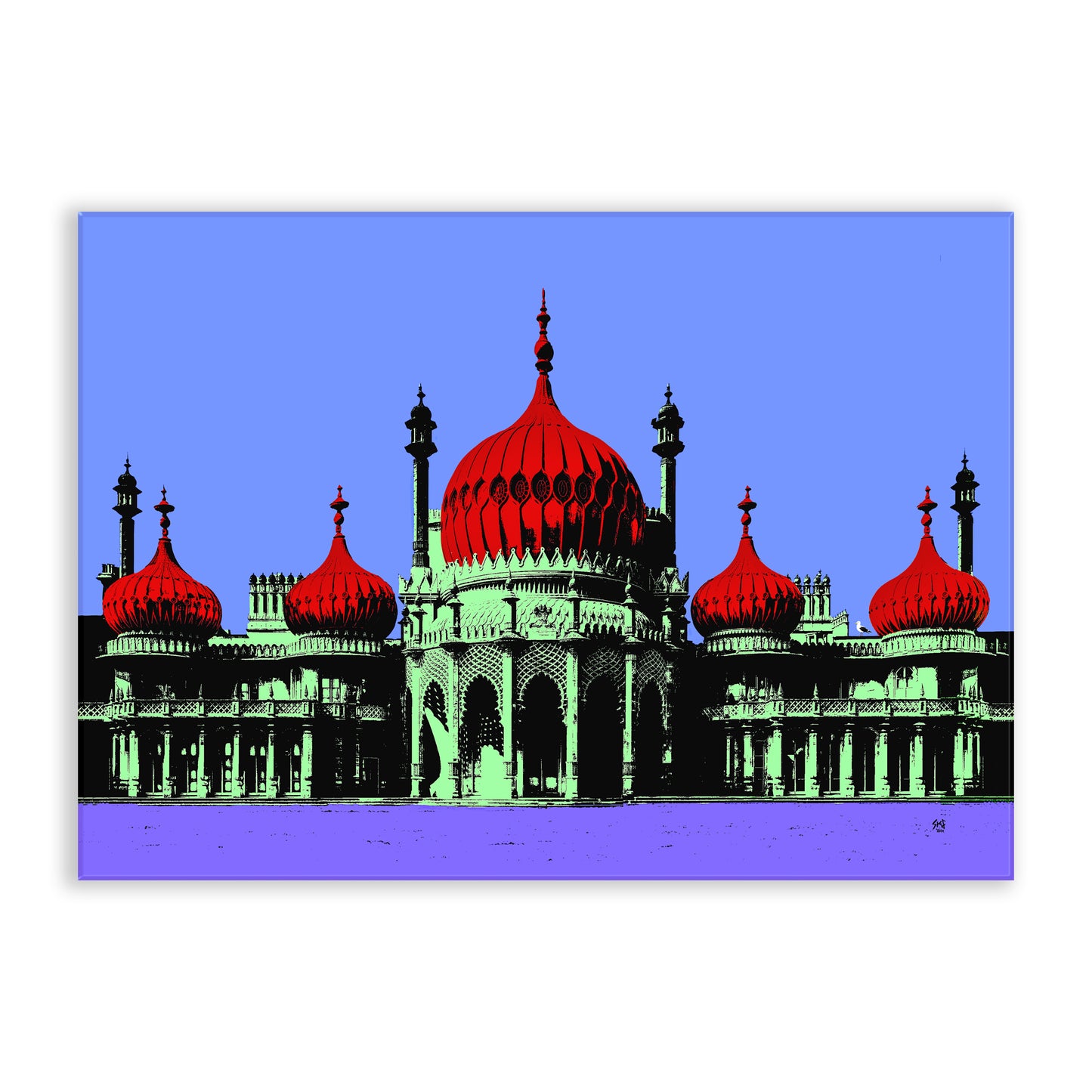 Royal Pavilion Chopping Board - Blue