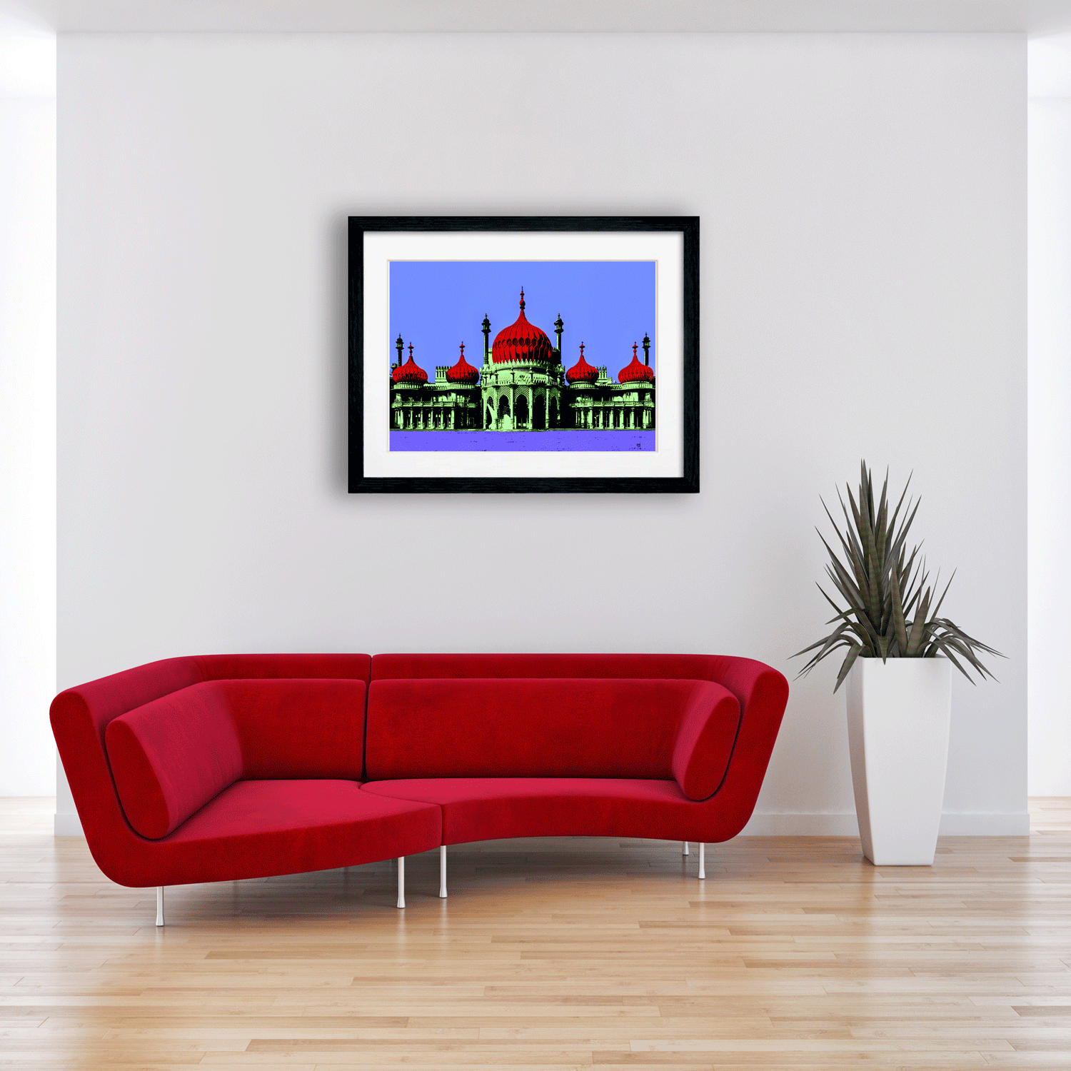 Royal Pavillion Art Print - Purple