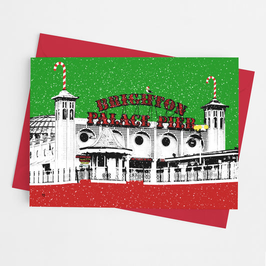 Palace Pier Christmas Card