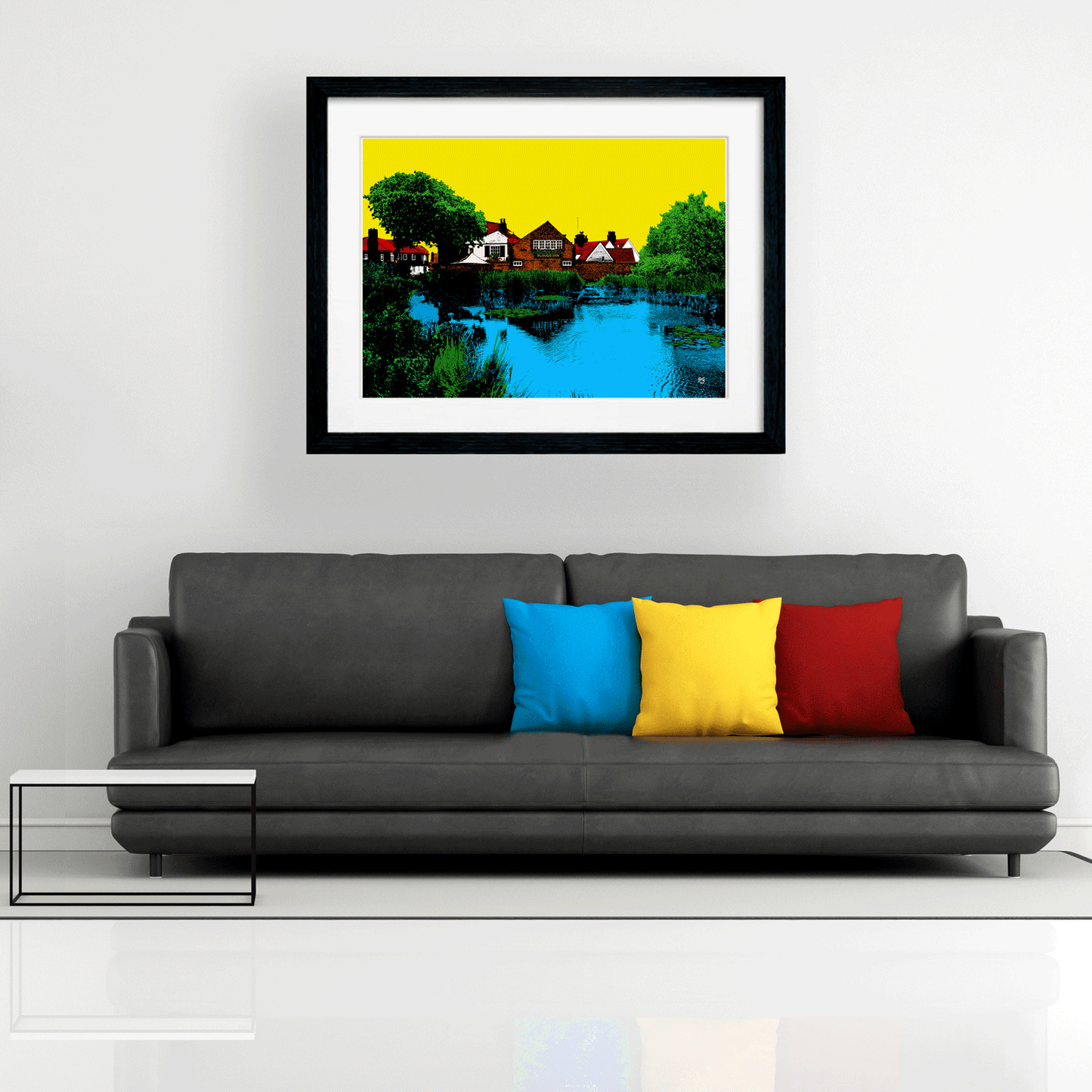 The Plough Rottingdean Art Print Billy Brighton Rottingdean Pond