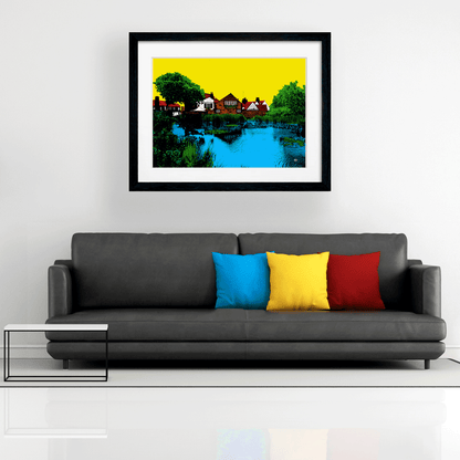 The Plough Rottingdean Art Print Billy Brighton Rottingdean Pond