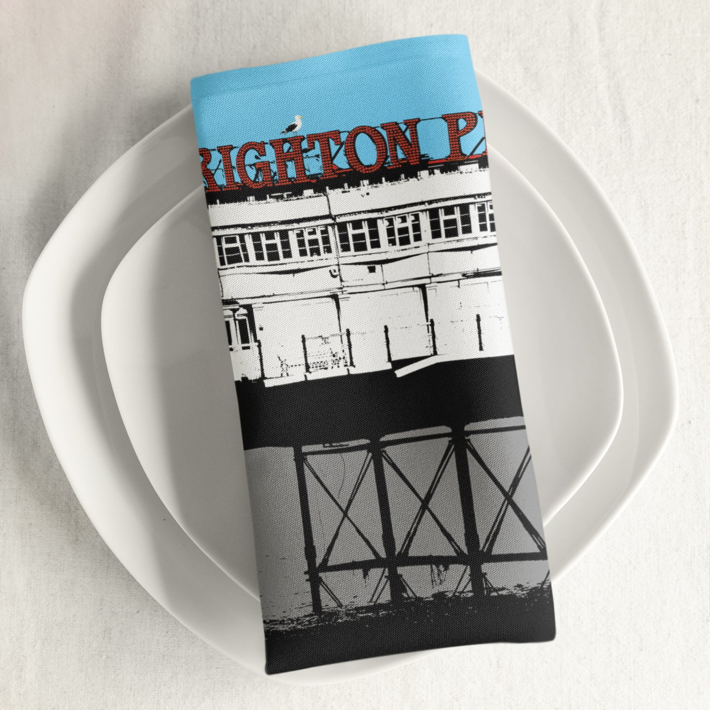 Palace Pier Napkin by Billy Brighton