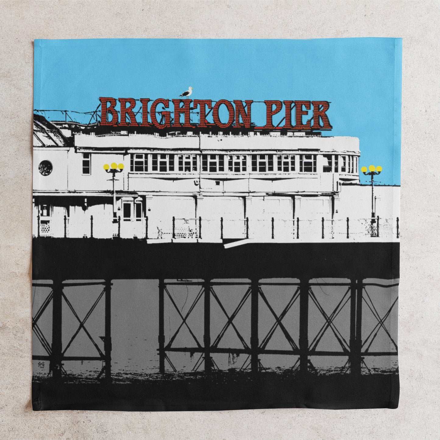 Palace Pier Napkin by Billy Brighton