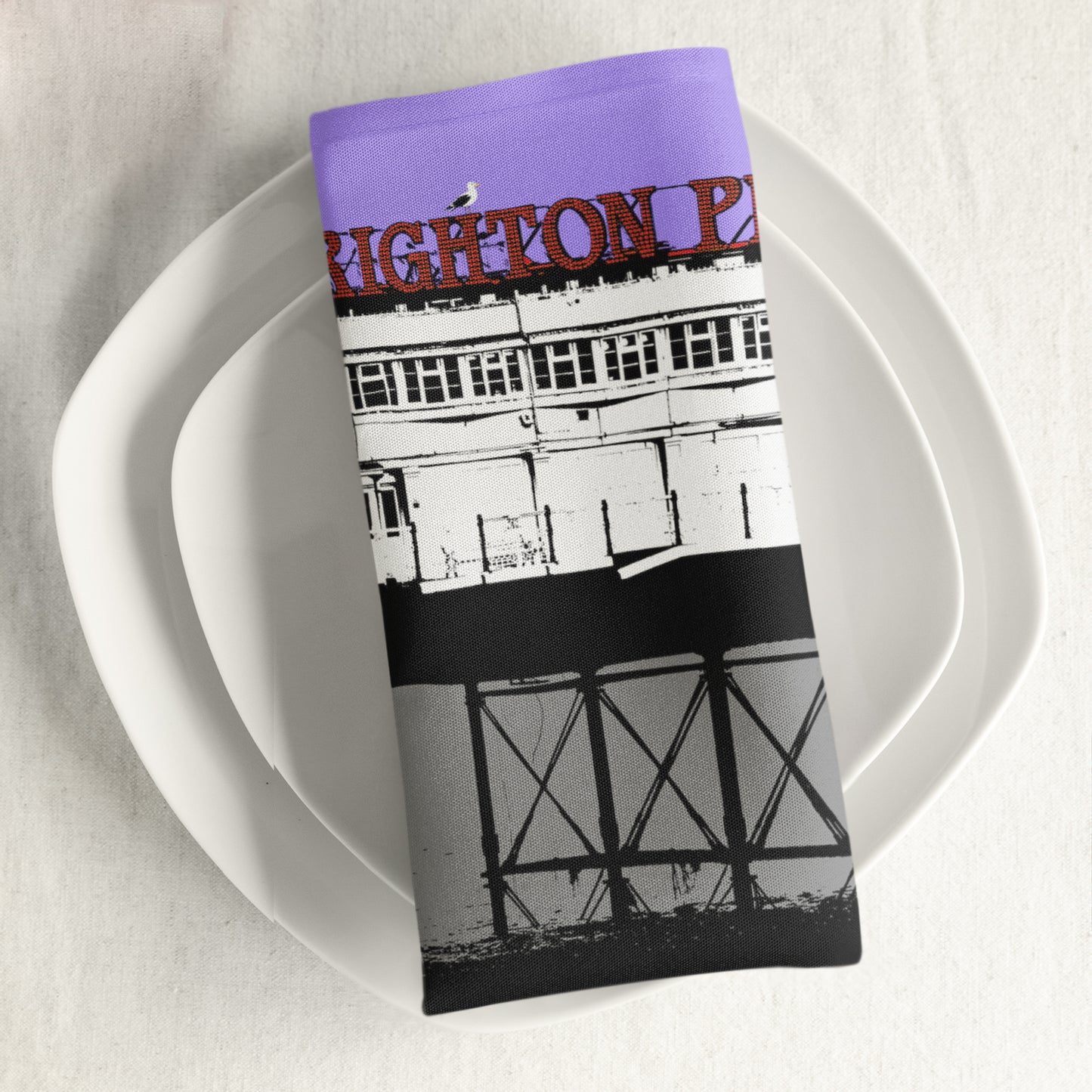 Palace Pier Napkin by Billy Brighton