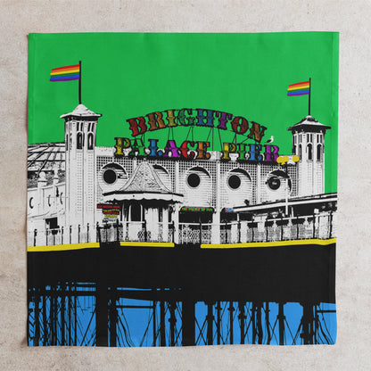 Pride Palace Pier Napkin by Billy Brighton