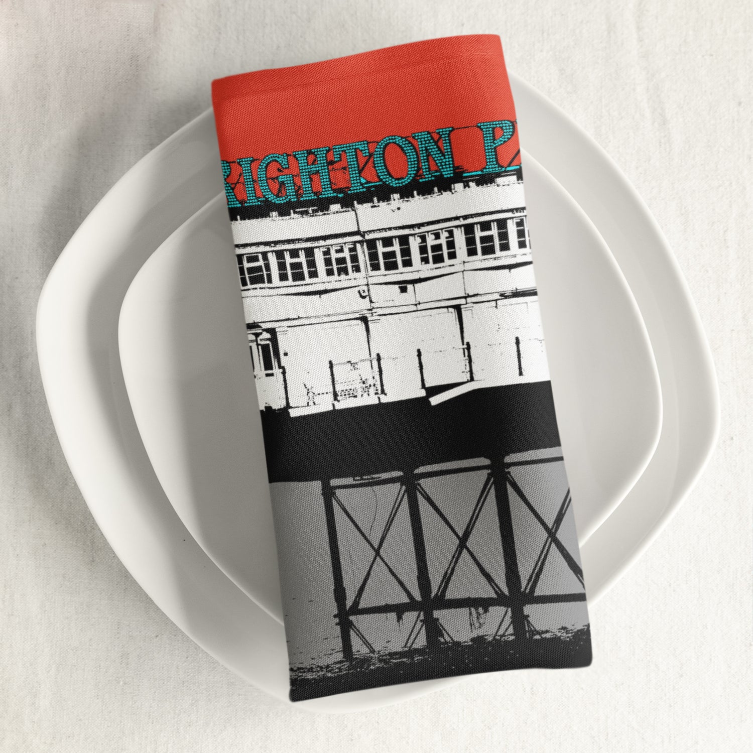 Palace Pier Napkin by Billy Brighton