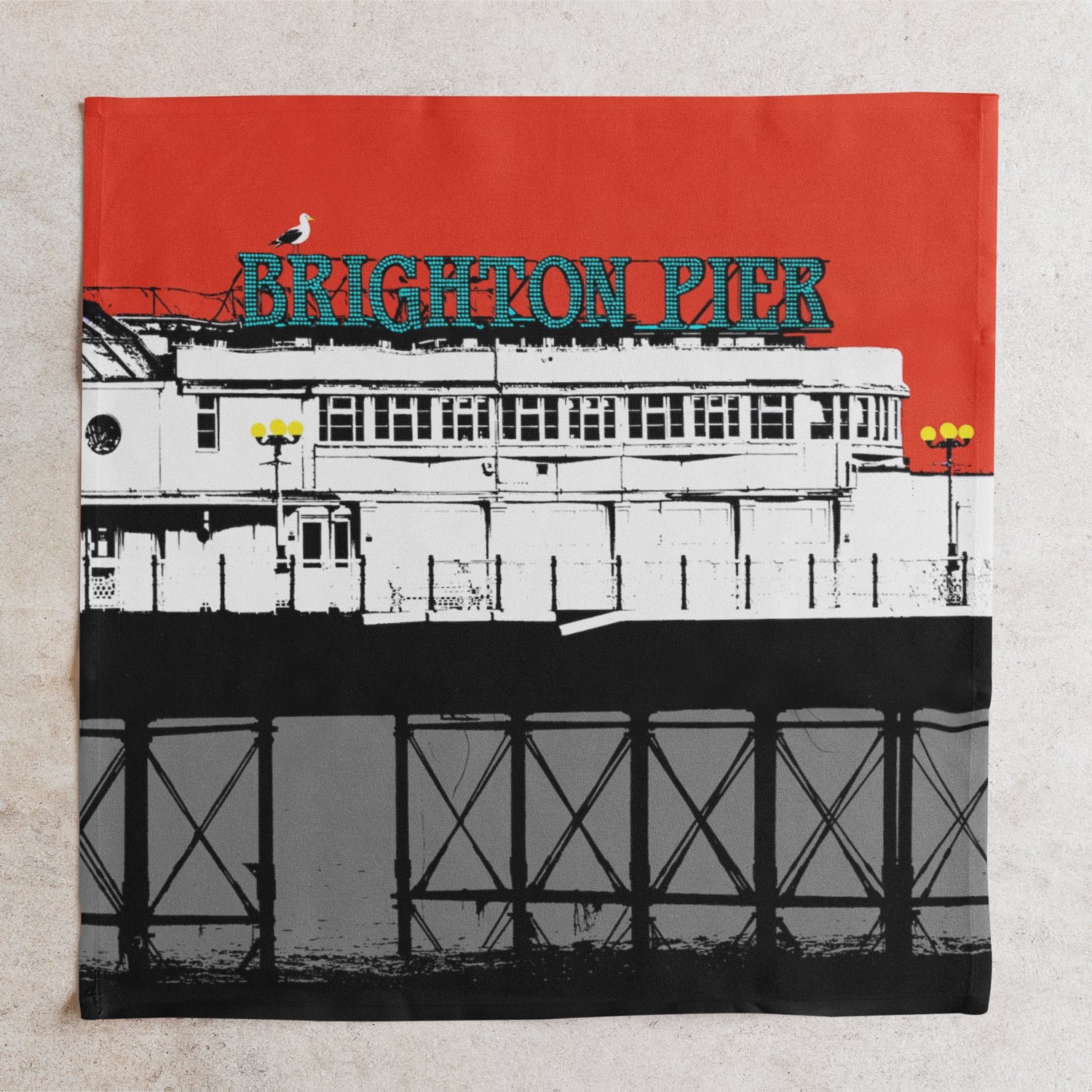 Palace Pier Napkin by Billy Brighton