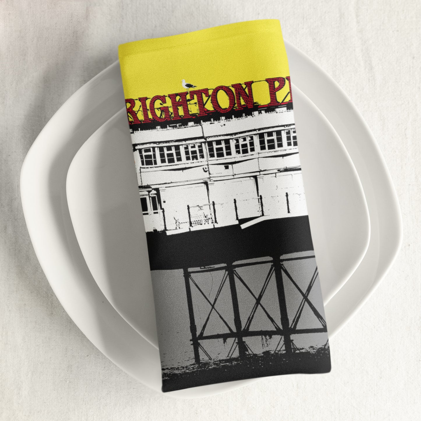 Palace Pier Napkin by Billy Brighton