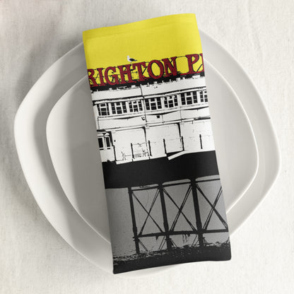 Palace Pier Napkin by Billy Brighton