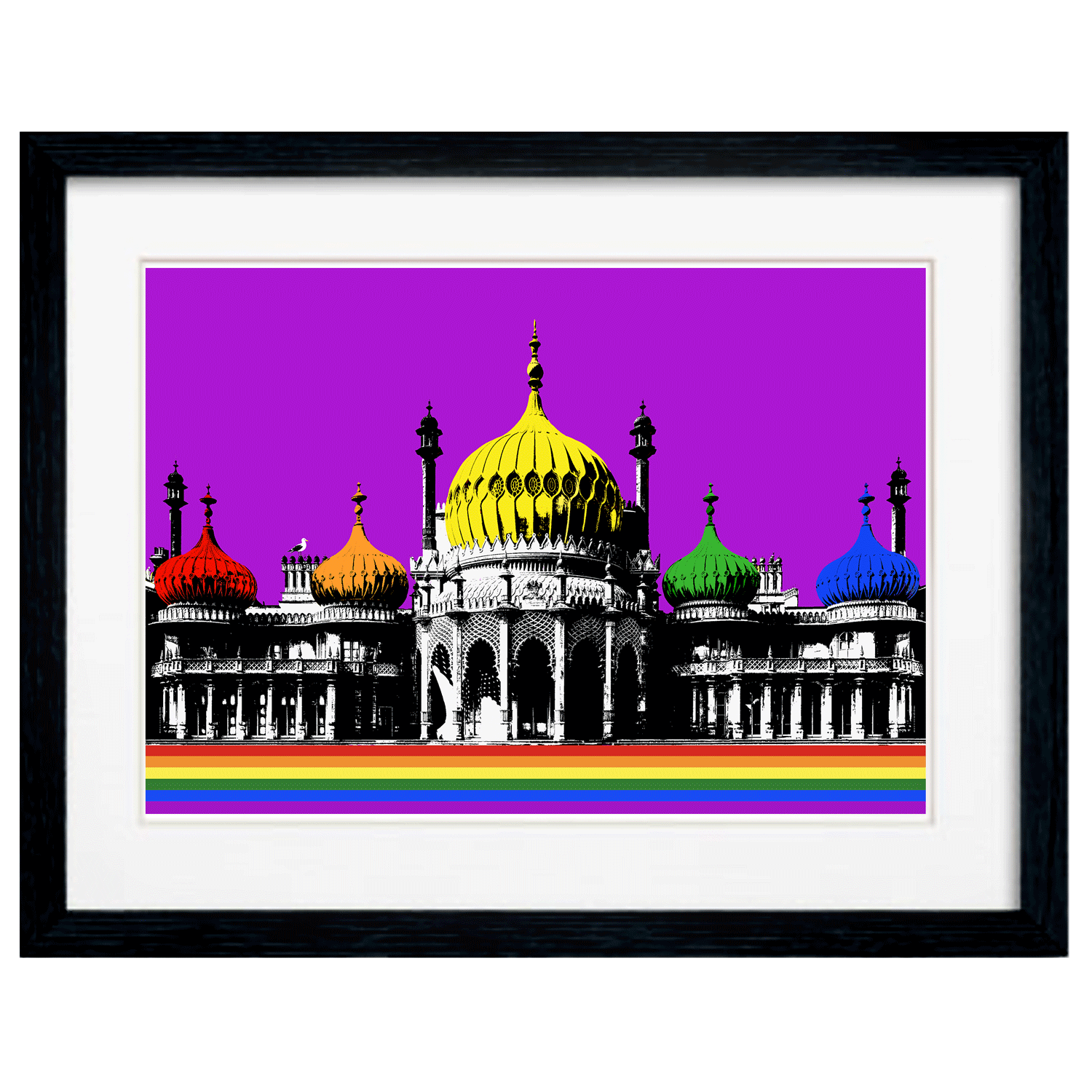 Pride Royal Pavilion Brighton Art Print