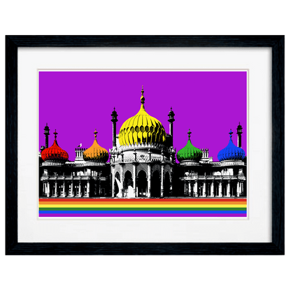 Pride Royal Pavilion Brighton Art Print