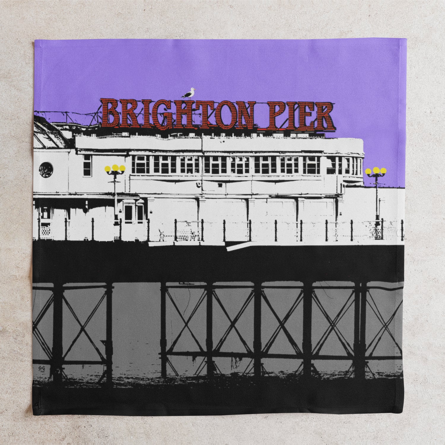 Palace Pier Napkin by Billy Brighton