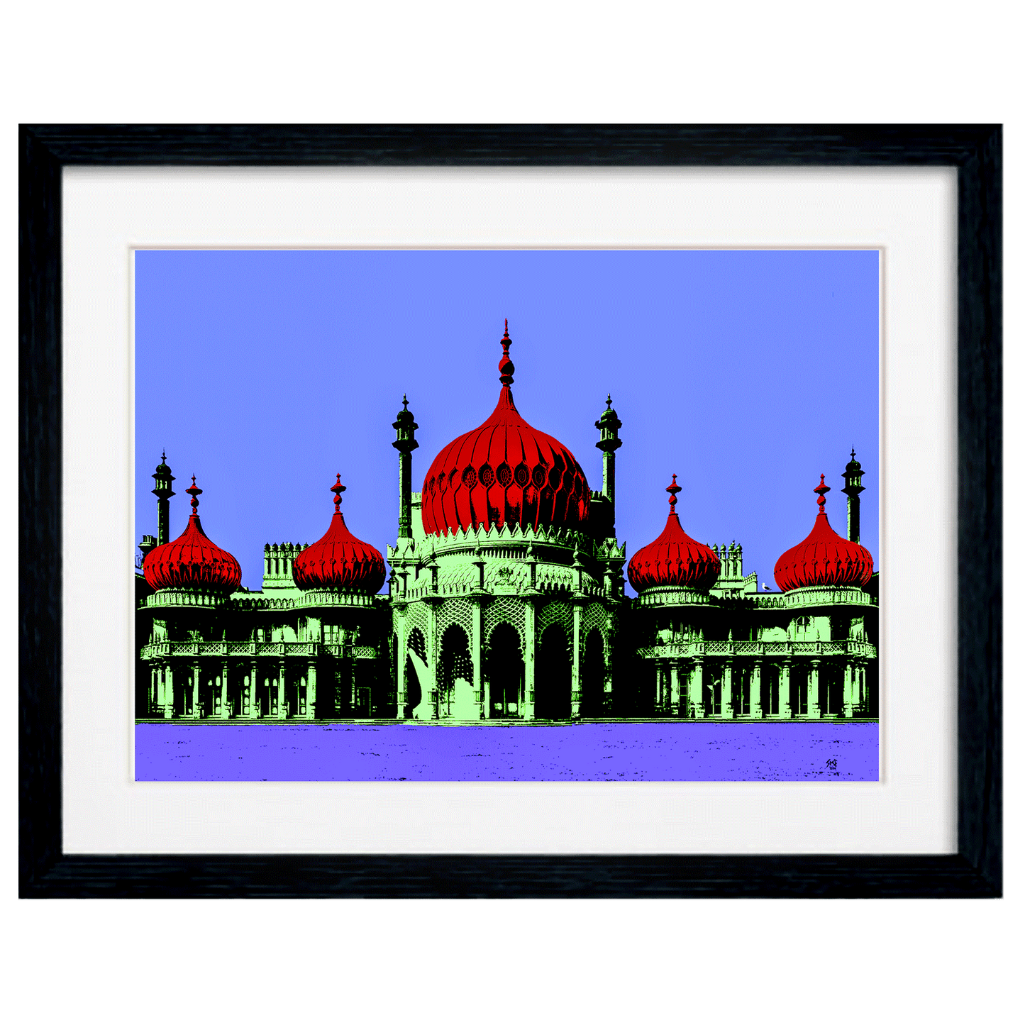 Royal Pavillion Art Print - Purple