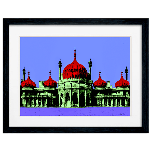 Royal Pavillion Art Print - Purple