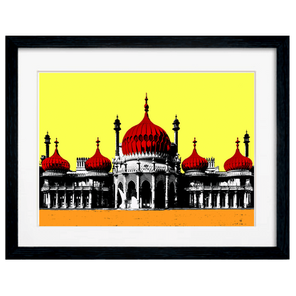 Royal Pavillion Art Print - Yellow