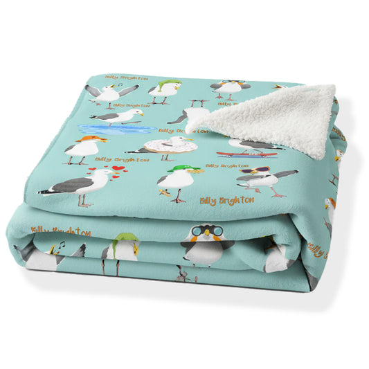 Billy Brighton Sherpa Blanket