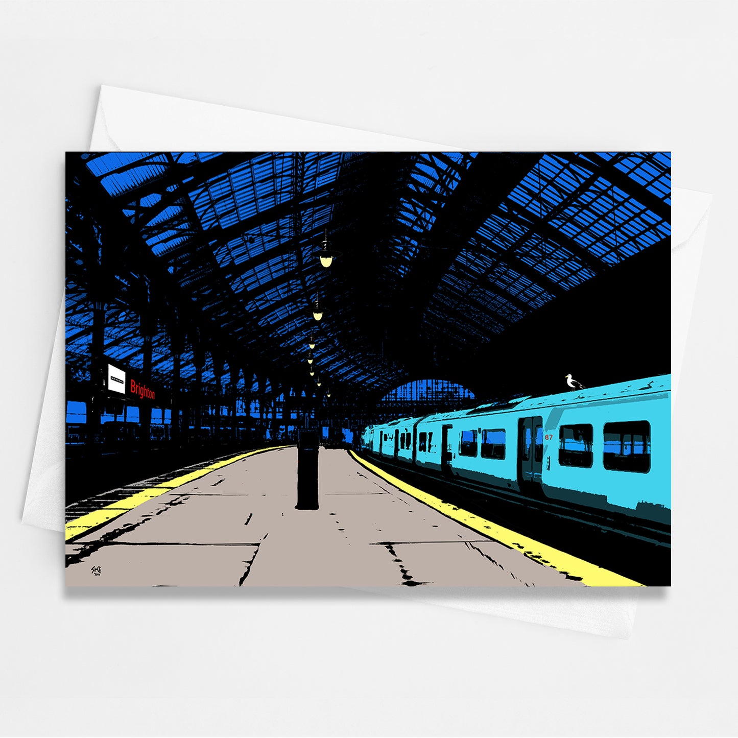 Brighton Station Greeting Card