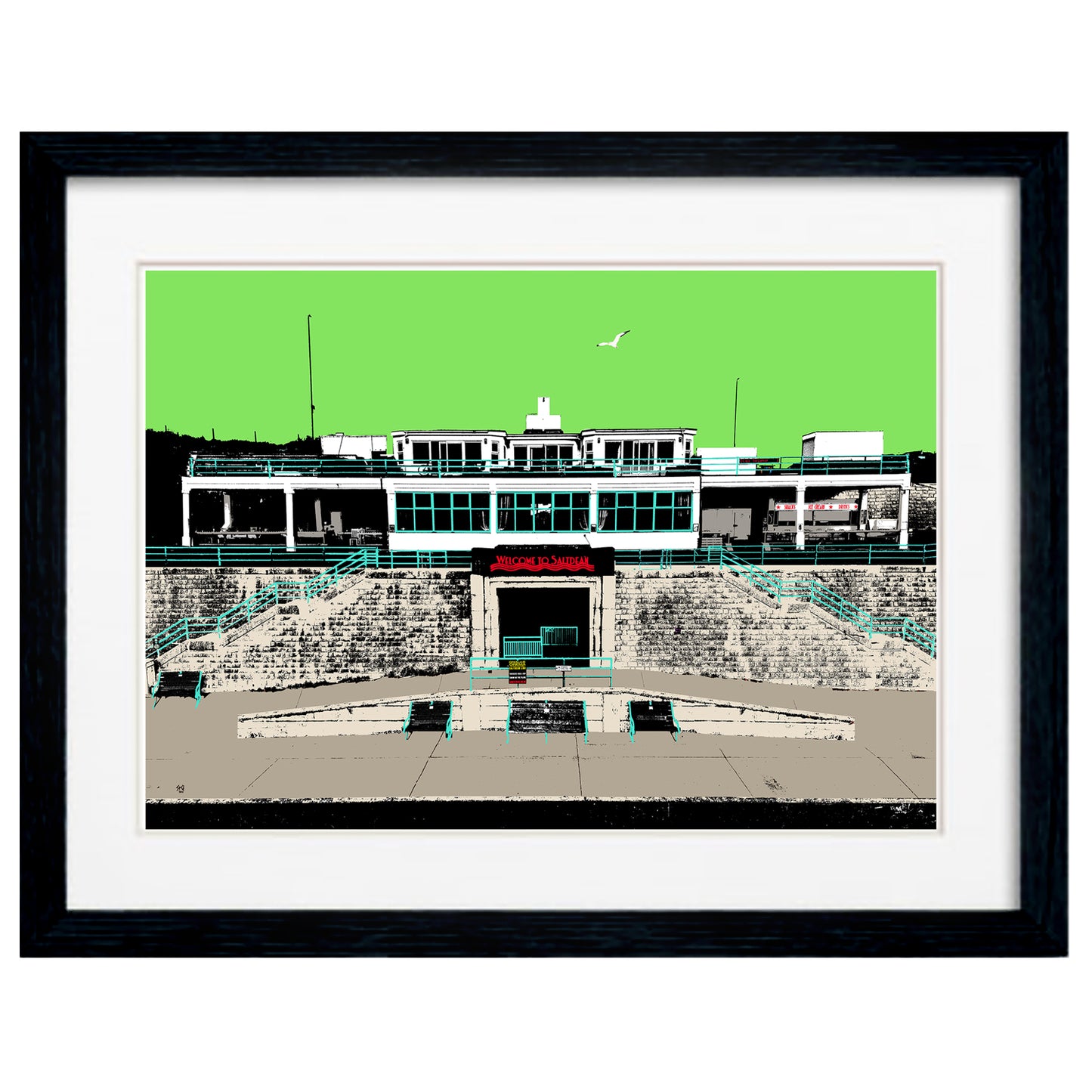 Saltdean Beach Art Print - by Billy Brighton