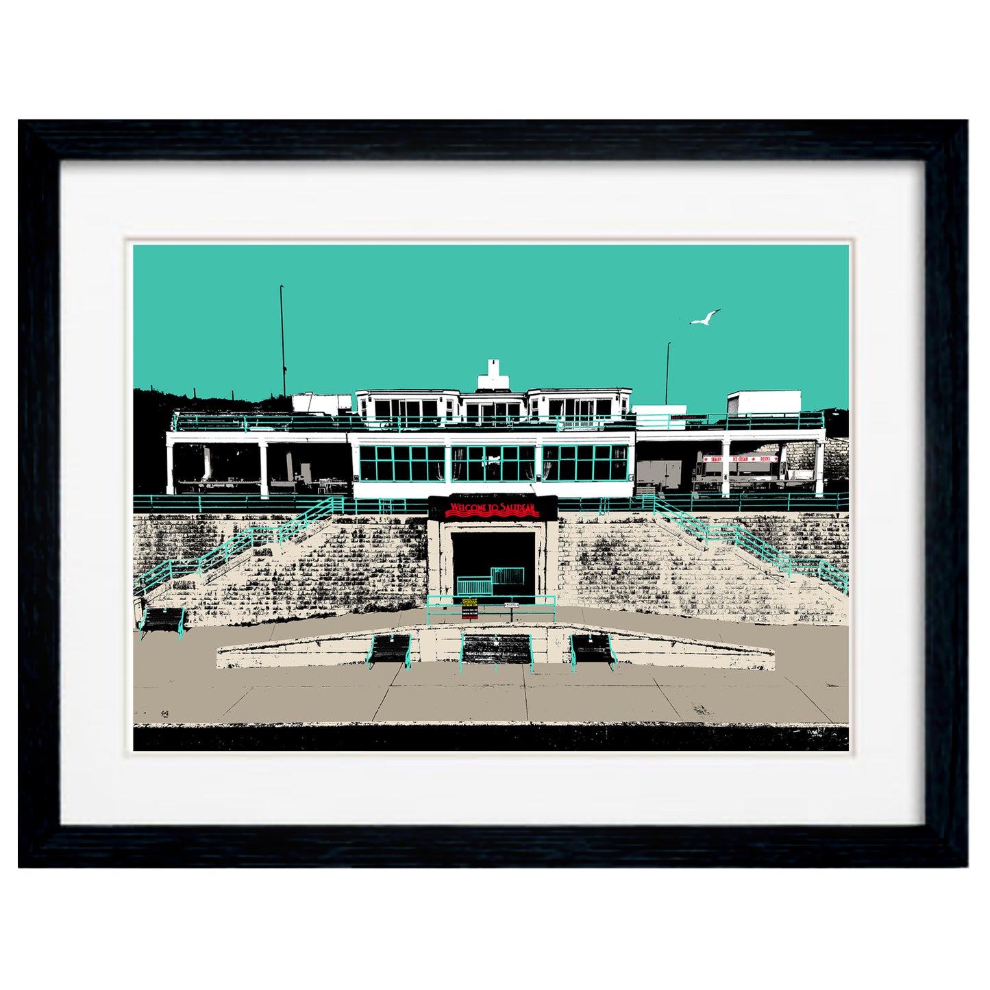 Saltdean Beach Art Print - by Billy Brighton