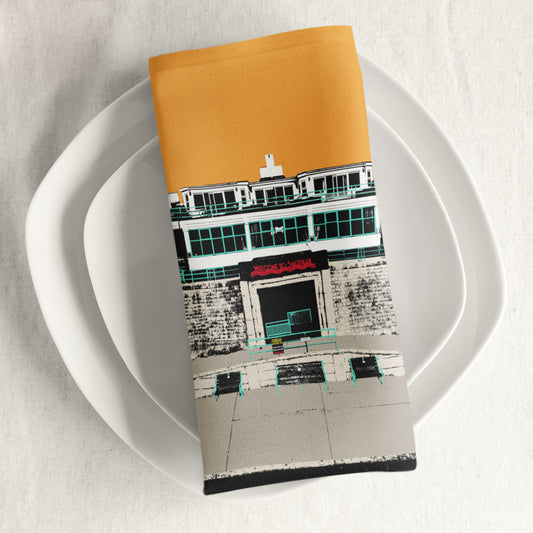 Saltdean Beach Napkin - by Billy Brighton