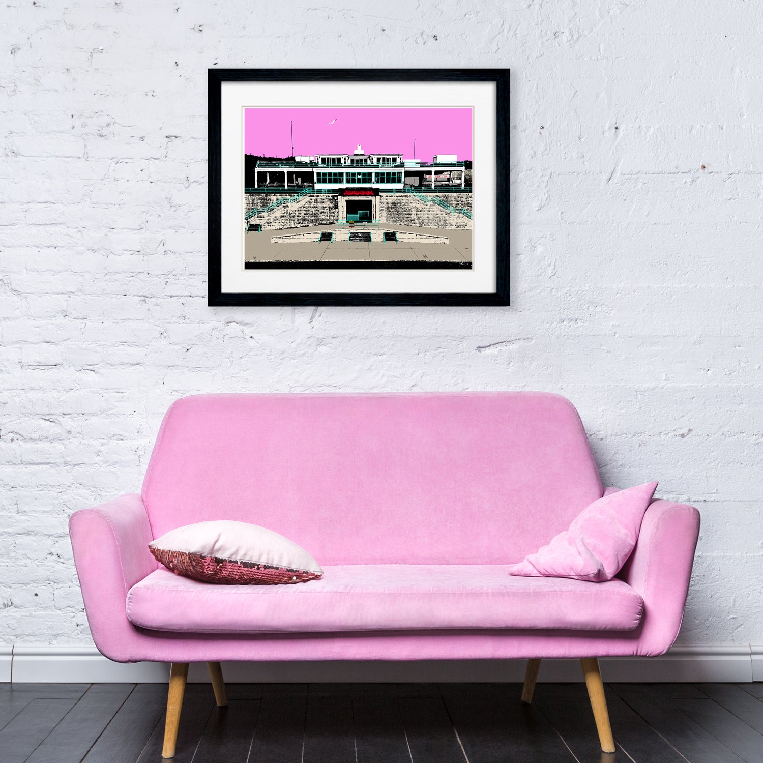 Saltdean Beach Art Print - by Billy Brighton